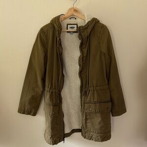 Old Navy Hooded Cargo Jacket